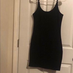 Back low cut mini dress